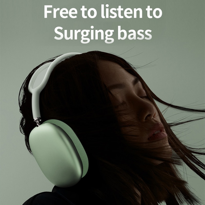 P9Max Bluetooth Headset Headset Wireless Works With Apple Air MAS Bluetooth Headphones